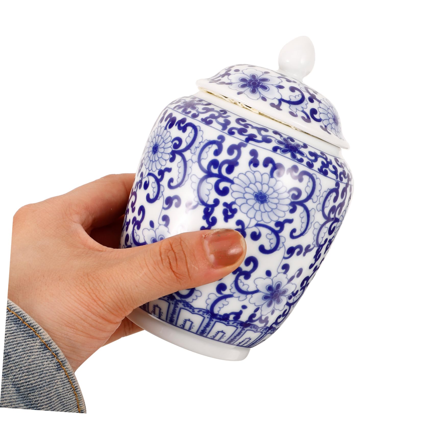 Amazon｜Happyyami 復古茶葉罐 小型密封茶容器 陶製ルーズティー収納